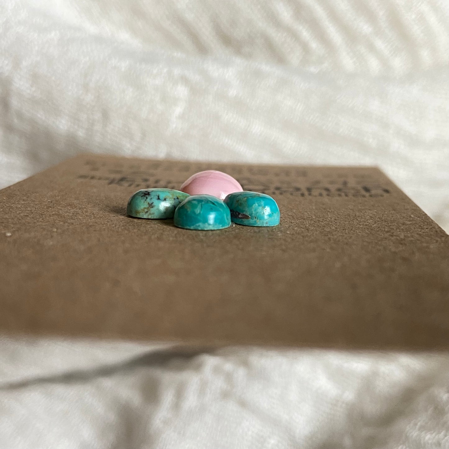 Kingman / Pink Conch Cabochon - Mix245 70872B53-A56B-4136-9E73-67DB6EEE7EF5 Brandedandwild.com