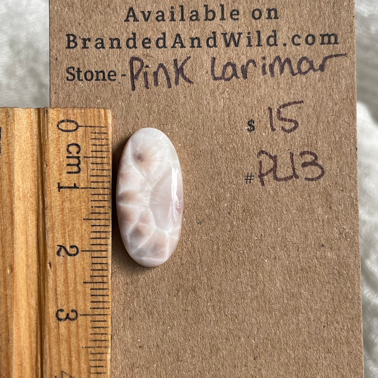 Pink Larimar Cabochon - PL13