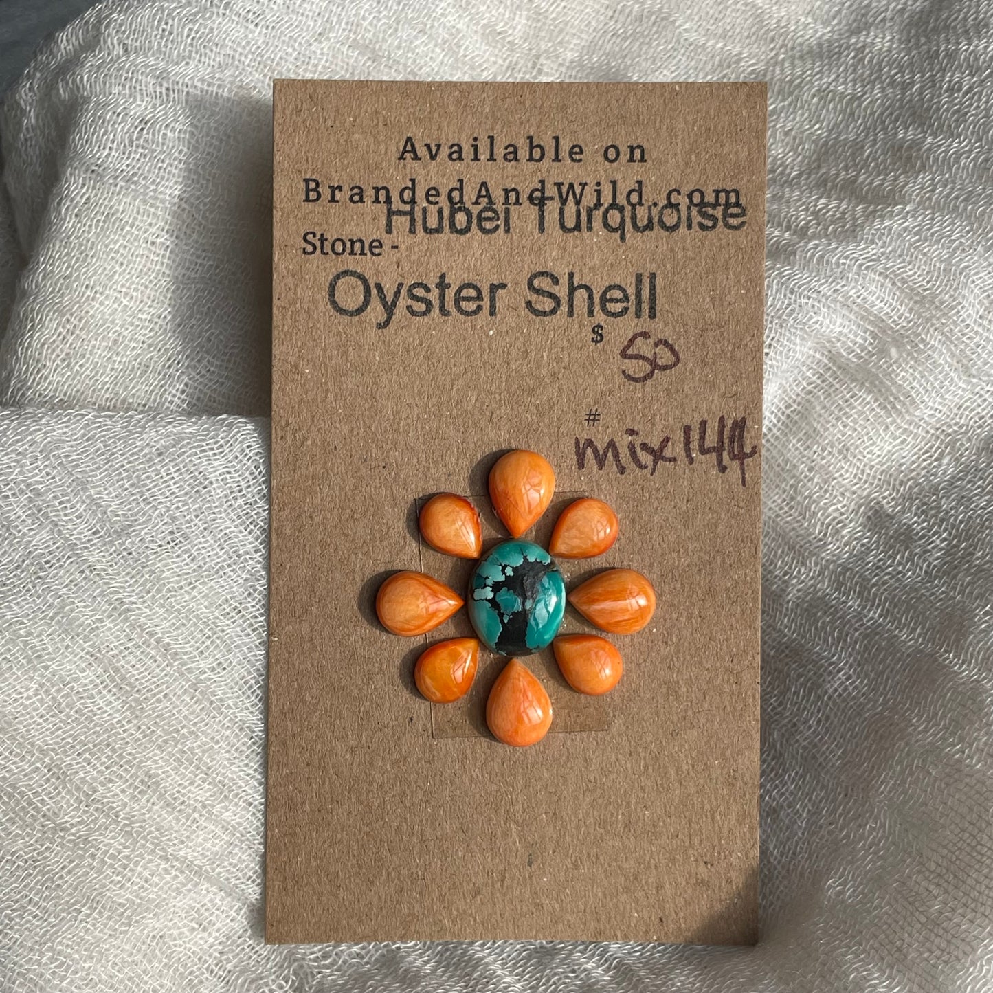 Hubei/Oyster Shell Cabochon - Mix144