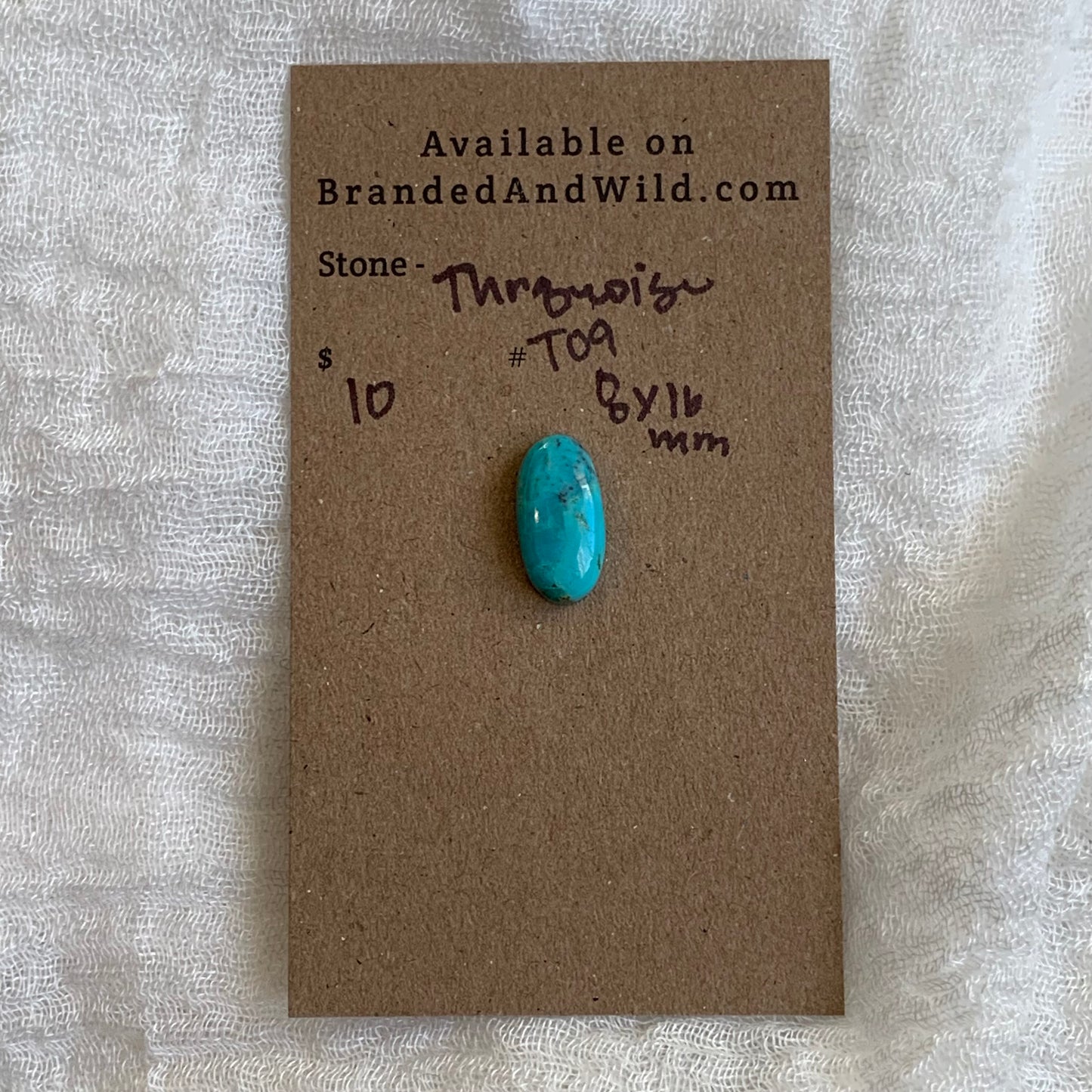 Turquoise Cabochon (8x16) - T09