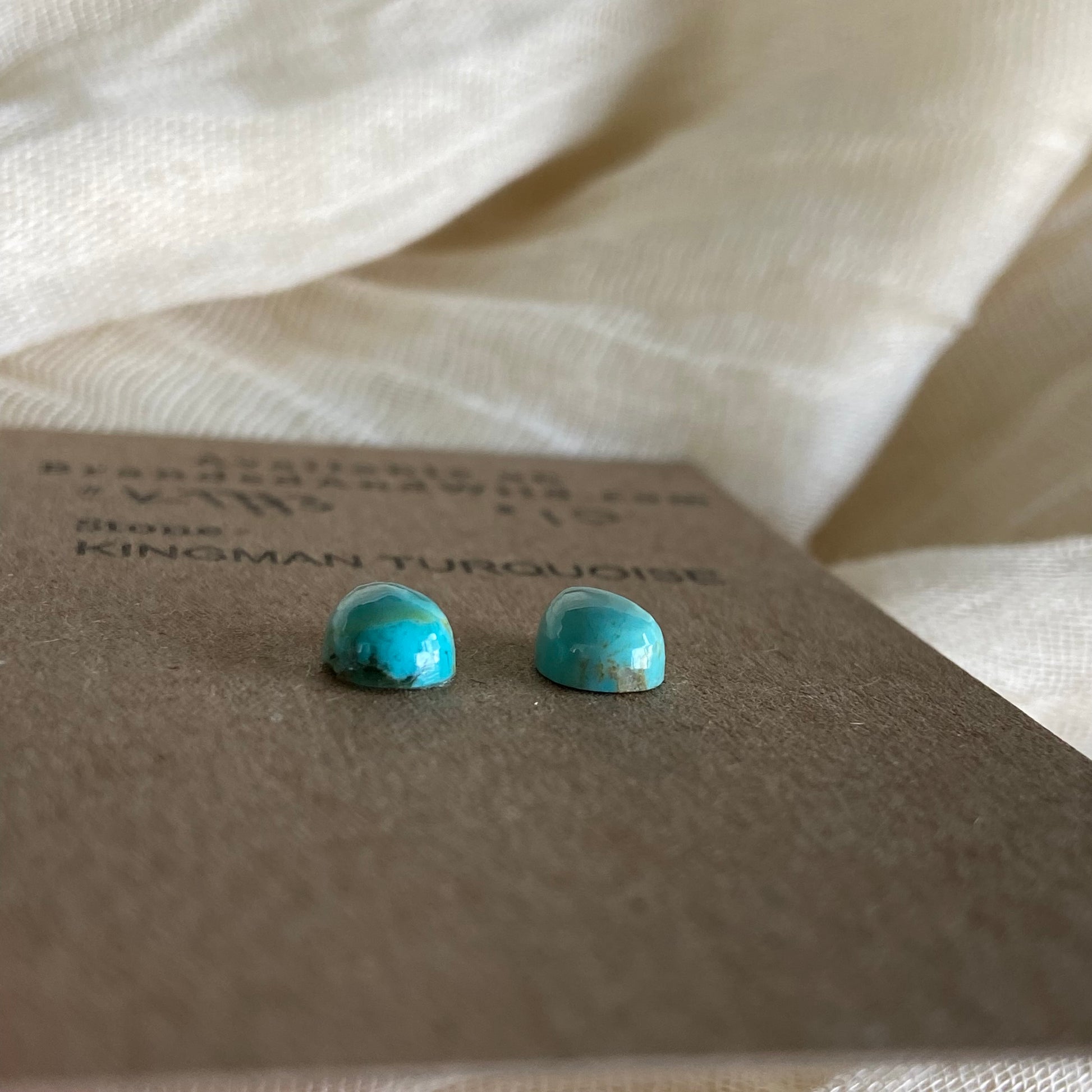 Kingman Turquoise Cabochon - KT113 70B9686F-727A-4DDA-AE7E-6700C2654D7E Brandedandwild.com