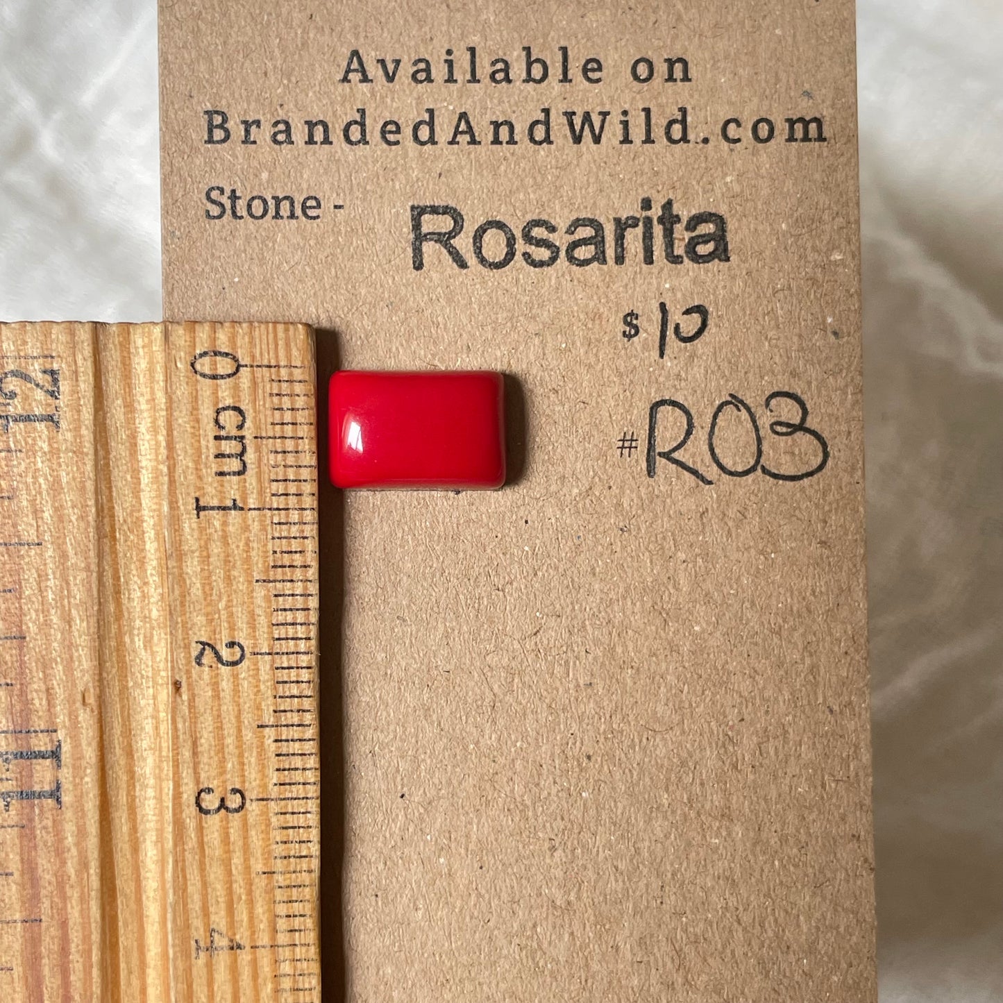 Rosarita - Cabochon - R03 70FFE49D-159B-4437-B325-91D933A0D47D Brandedandwild.com
