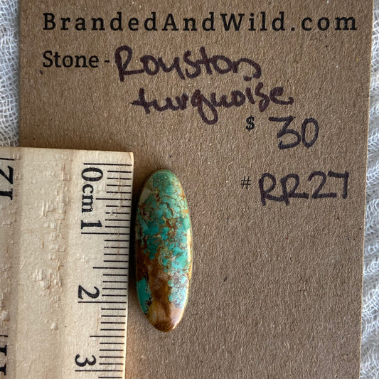 Royston Ribbon Turquoise Cabochon RR27