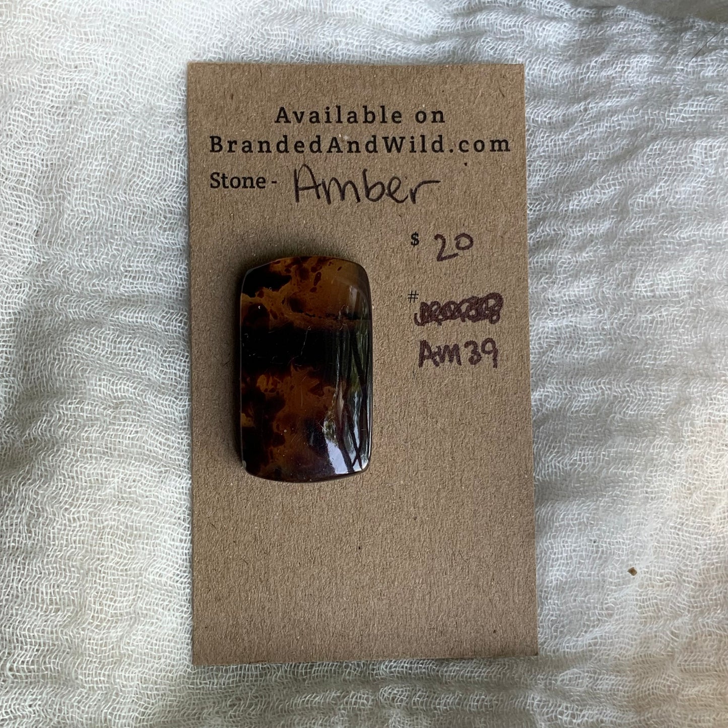 Amber Cabochon AM39