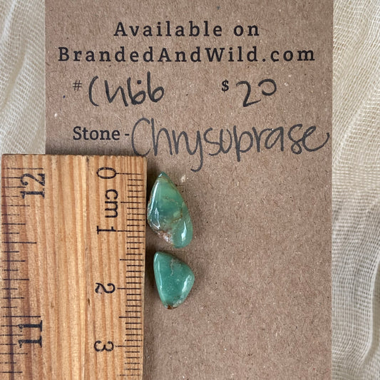 Chrysoprase Cabochon - Ch66 71359A78-068D-48B4-8602-B6A5E2684505 Brandedandwild.com