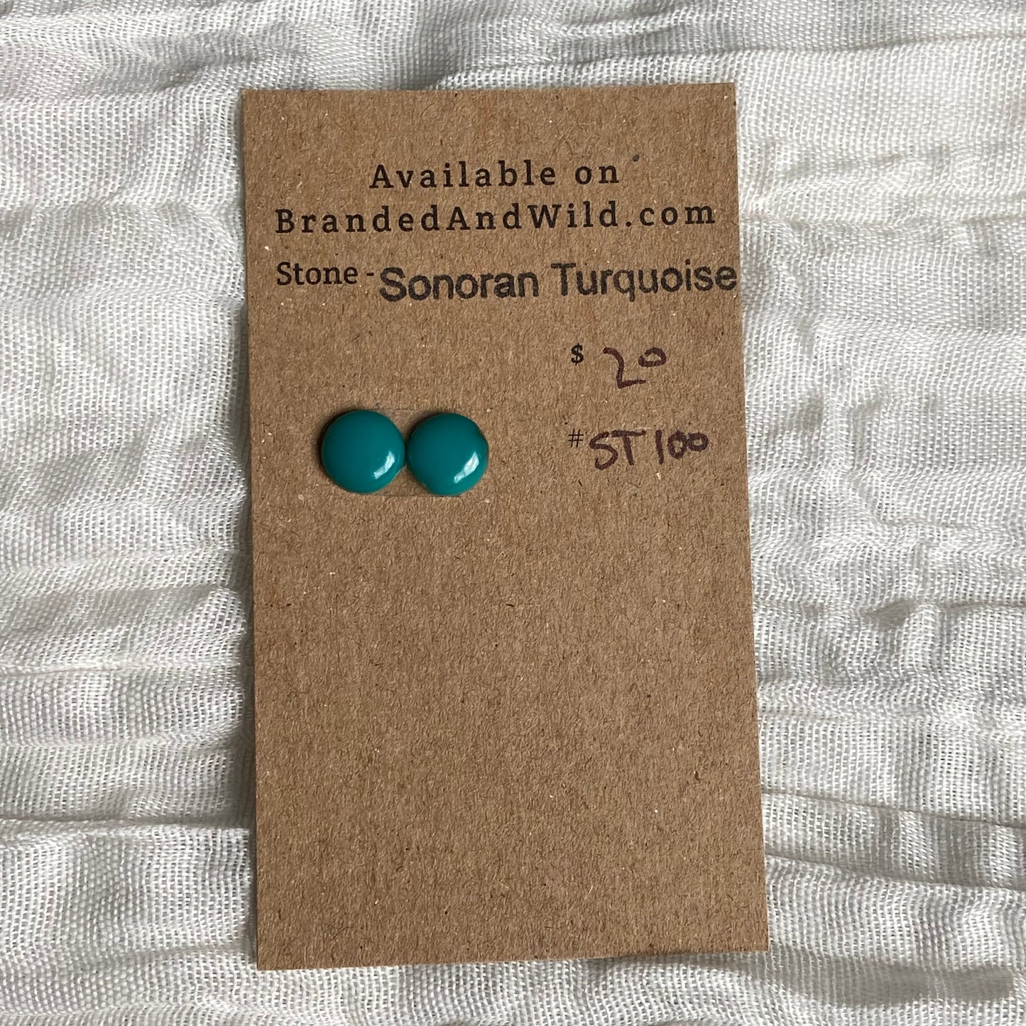 Sonoran Turquoise Cabochon - ST100 718992DC-247B-4317-8C73-611A84A15A85 Brandedandwild.com
