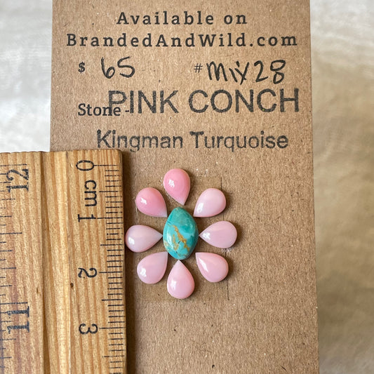 Kingman Turquoise Cabochon - KT28 718D6A1C-333B-409B-B4E0-EE69D2A6BFCD Brandedandwild.com