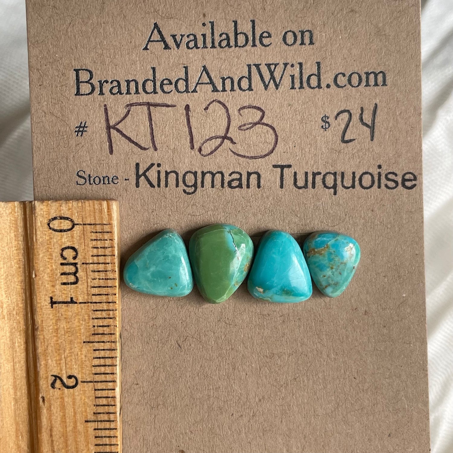 Kingman Turquoise Cabochon - KT123 719A9405-BE8B-4DC3-A7C0-C020D280897A Brandedandwild.com