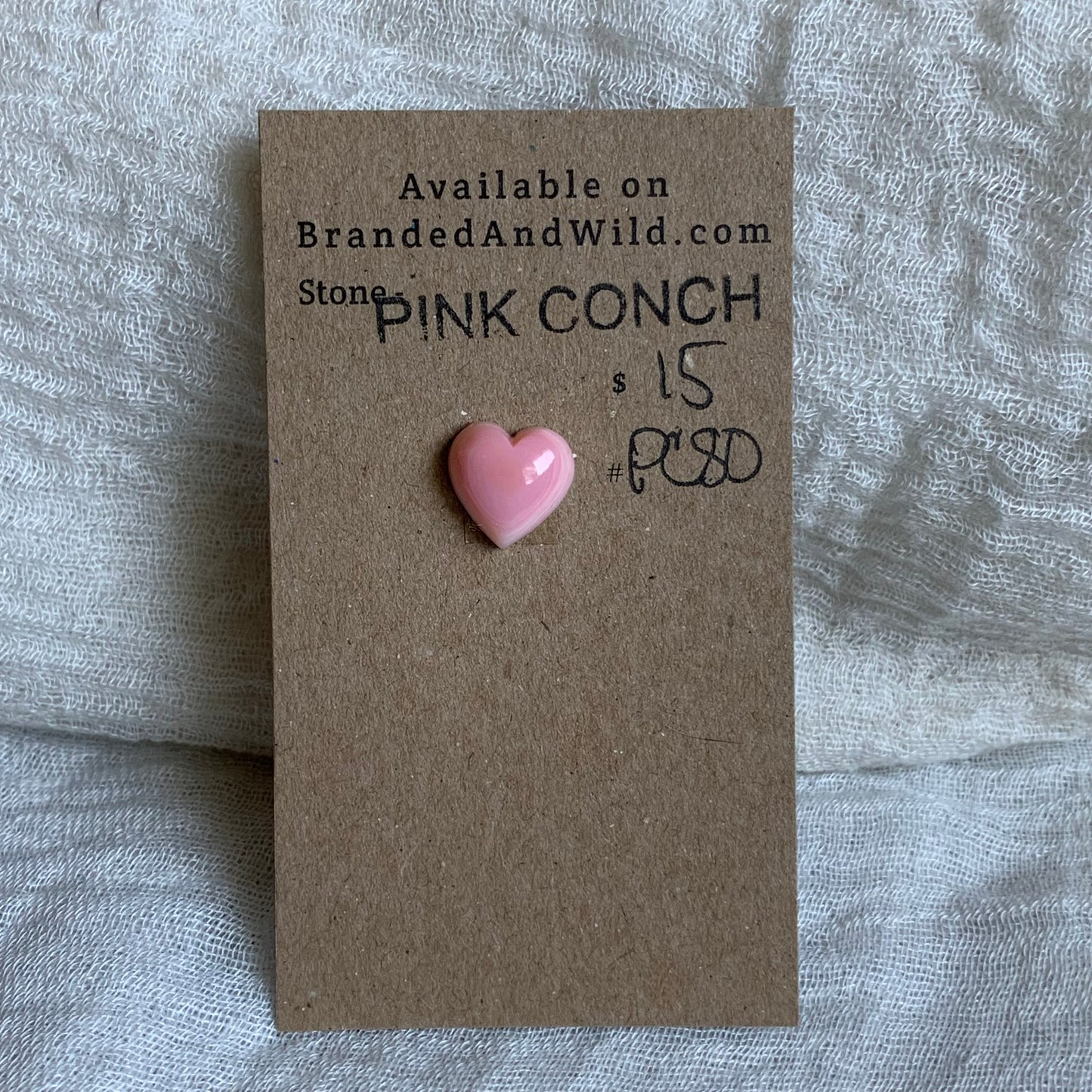 Pink Conch Cabochon - PC80