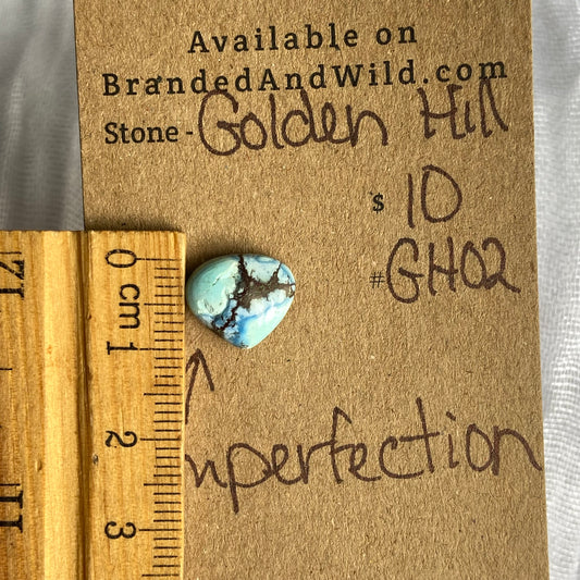 Golden Hill (with Imperfection) Cabochon - GH02
