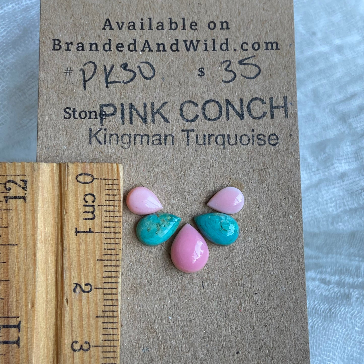 Pink Conch / Oyster Shell Cabochon - PK30