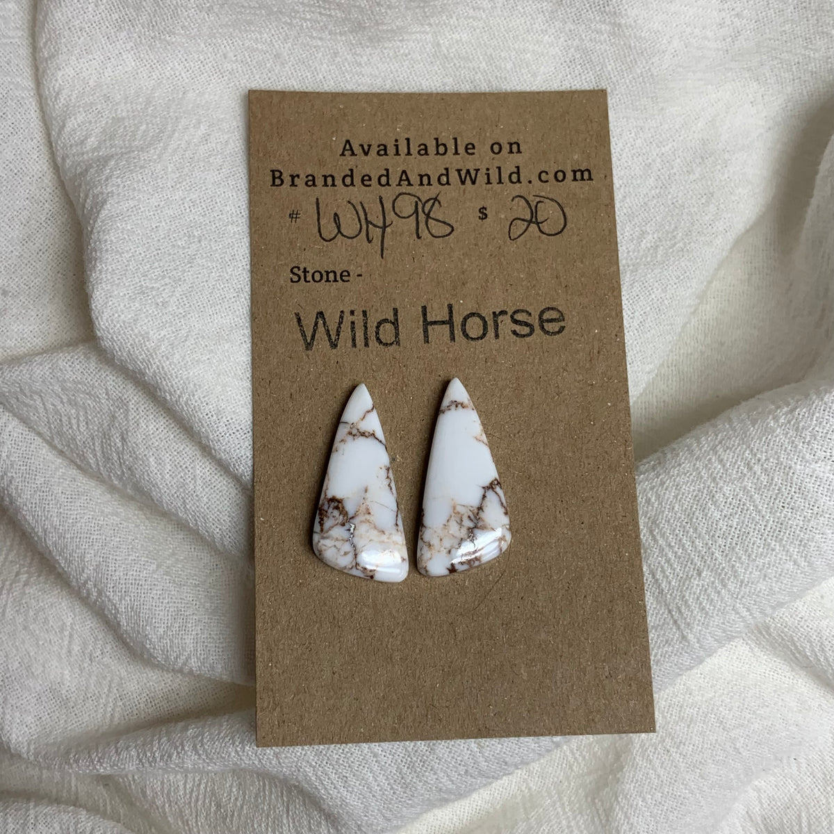 Wild Horse Cabochon - WH98 71FEF75B-F532-491F-898A-1CC5E86BBD45 Brandedandwild.com