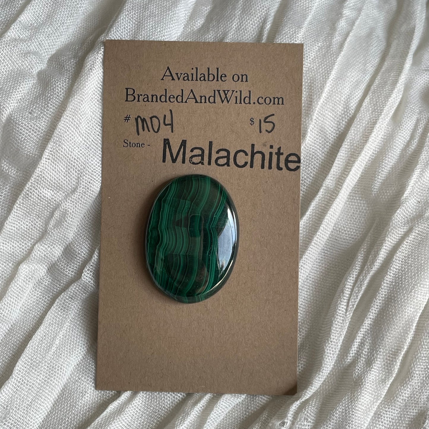 Malachite Cabochon - M04 72061971-A669-4E7A-8C06-7E3183265E34 Brandedandwild.com