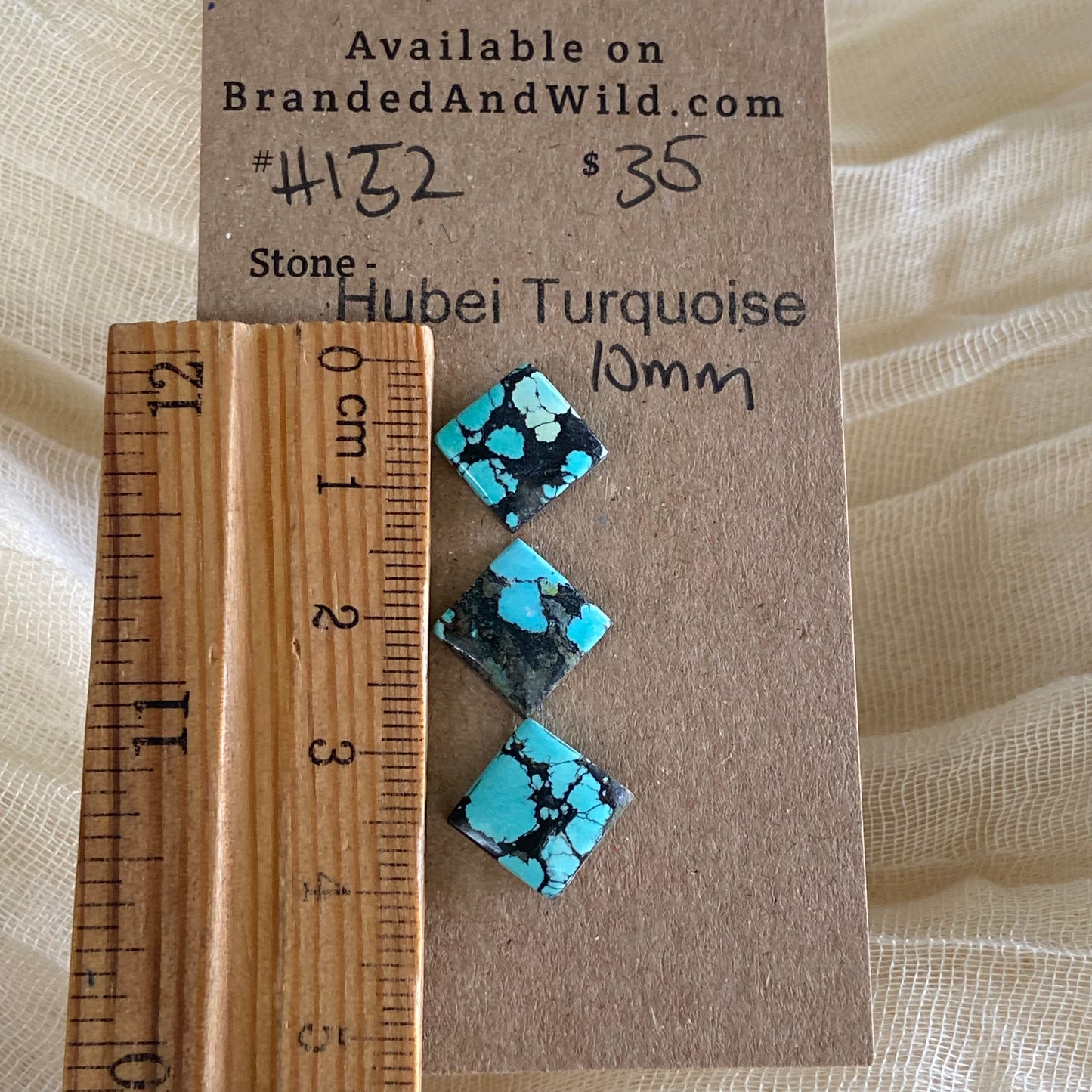 Hubei Turquoise Cabochon - H152 72340F51-E302-44BA-9A12-4237AC534367 Brandedandwild.com