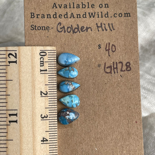 Golden Hill Turquoise Cabochon - GH28