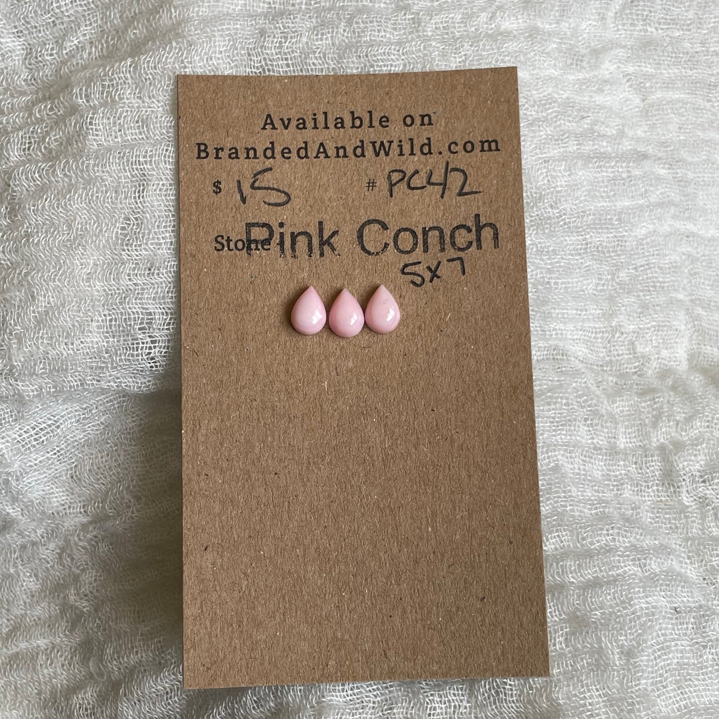 Pink Conch Cabochon - PC42