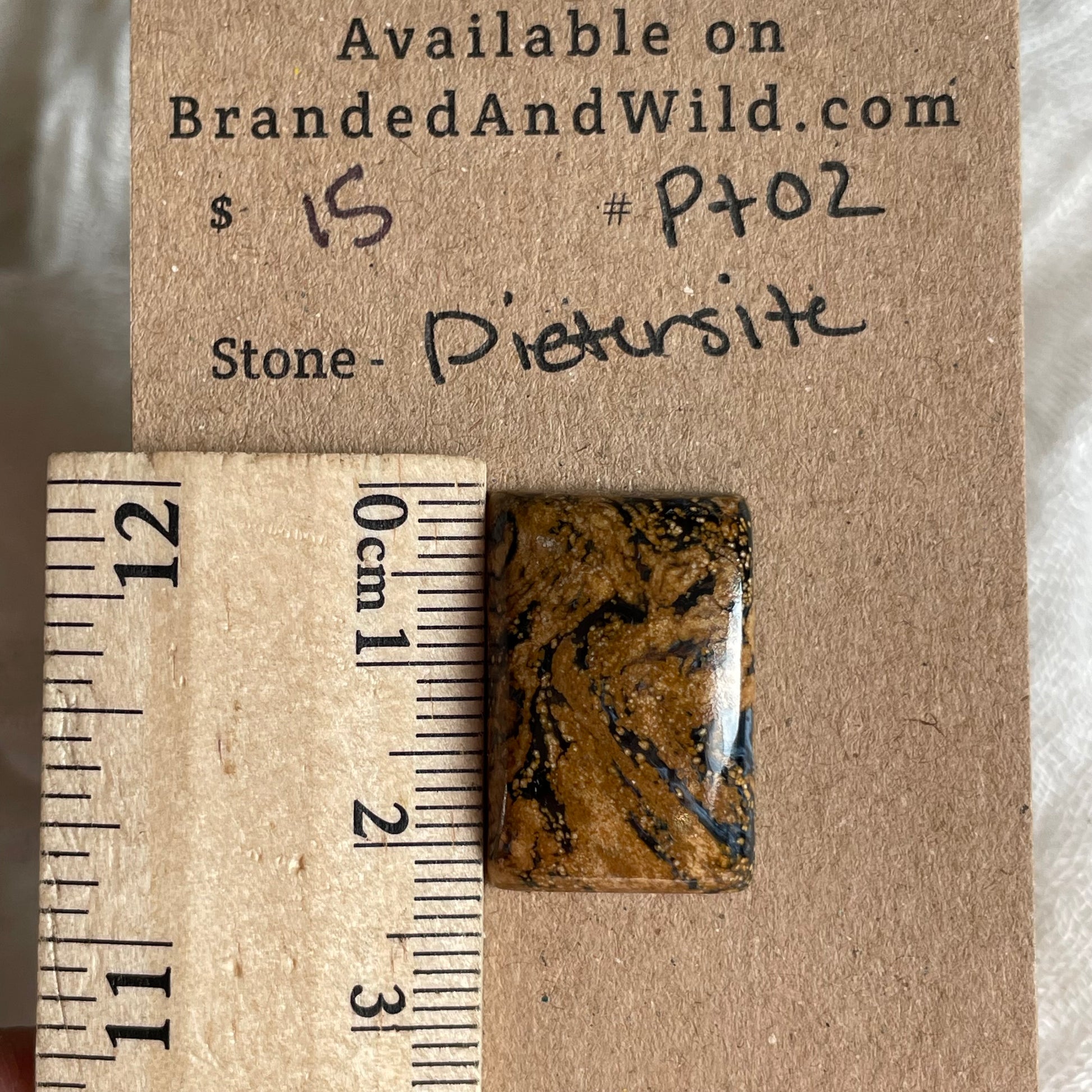 Pietersite Cabochon - PT02 725EB843-127F-4CEA-BD04-B2C6BE69FA84 Brandedandwild.com