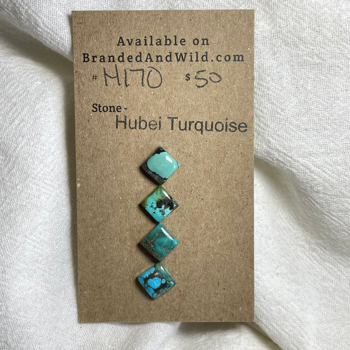 Hubei Turquoise Cabochon - H170 727A3601-146D-4FA1-B8E4-6B1159CFD37C Brandedandwild.com