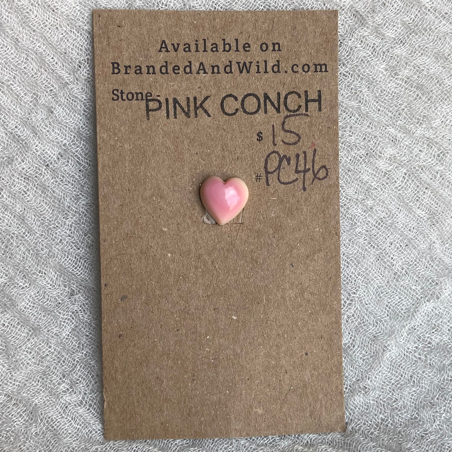 Pink Conch Cabochon - PC46