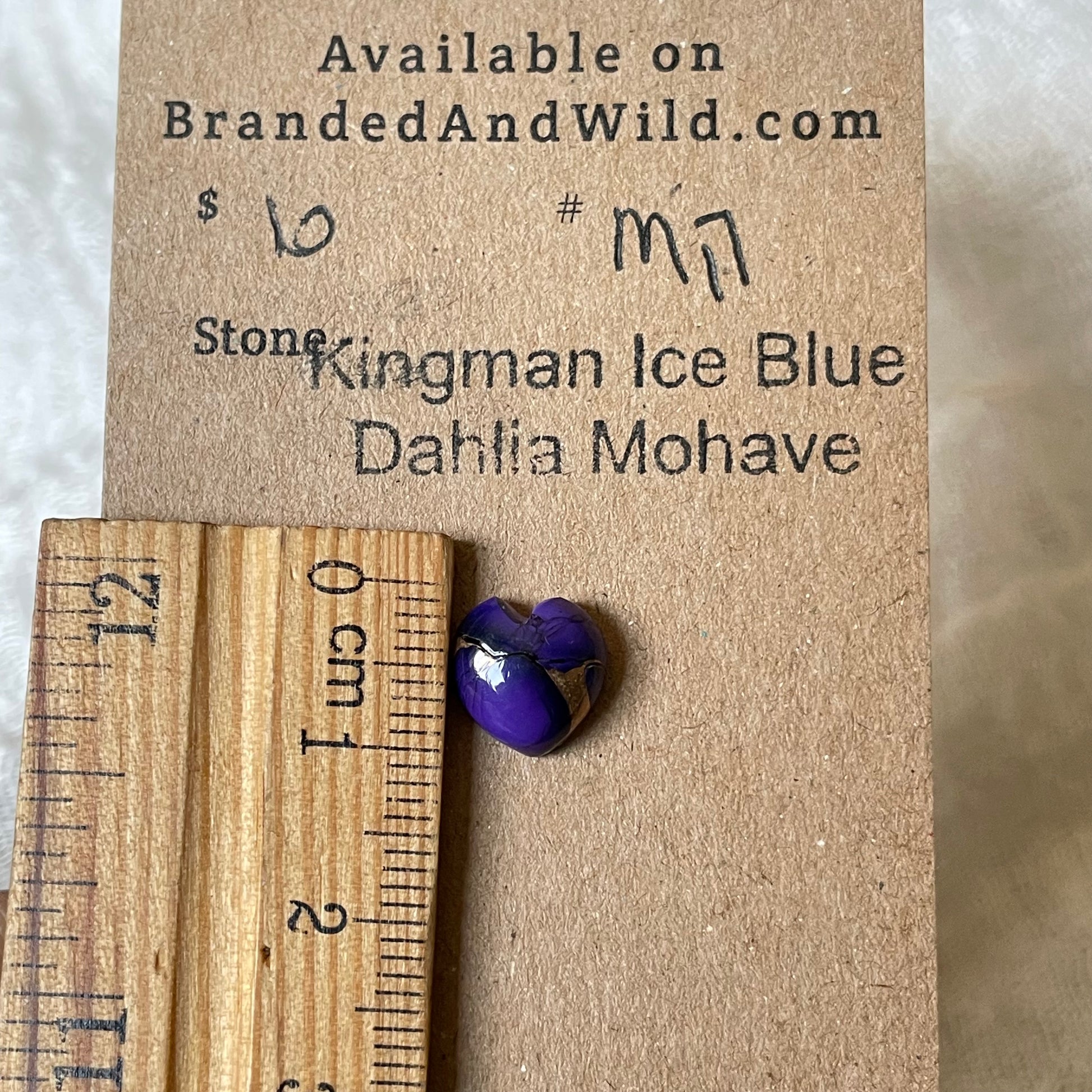 Ice Blue Dahlia Cabochon - KID17 727EDFF0-E330-447E-9323-4FED25B57A70 Brandedandwild.com