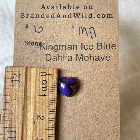 Ice Blue Dahlia Cabochon - KID17 727EDFF0-E330-447E-9323-4FED25B57A70 Brandedandwild.com