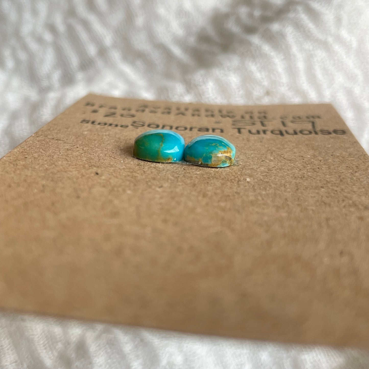 Sonoran Turquoise Cabochon - ST19 7285C9C1-09B9-48CD-BAFA-BD8232886C52 Brandedandwild.com