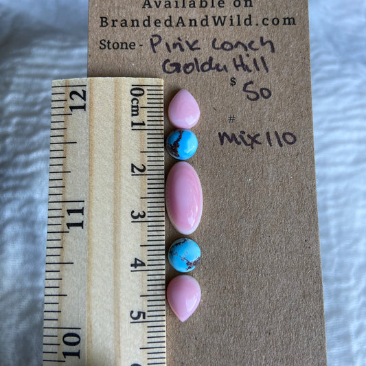 Pink Conch Cabochon - Mix110