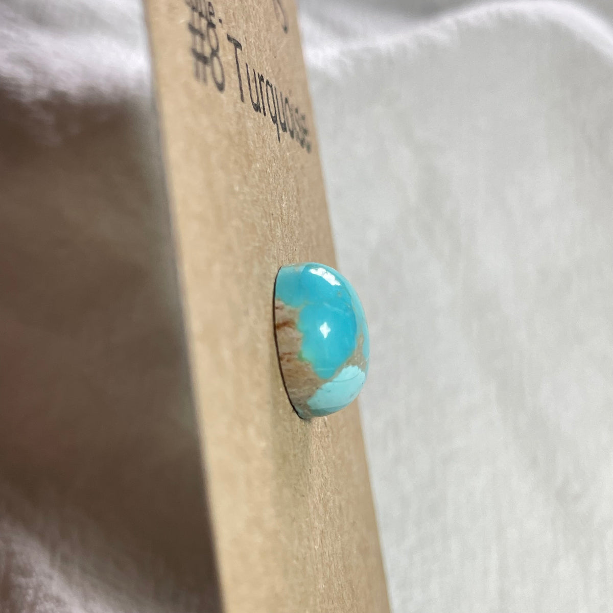 #8 Turquoise Cabochon - 824 72B75B94-DA9D-404A-A61B-9081D43587F4 Brandedandwild.com