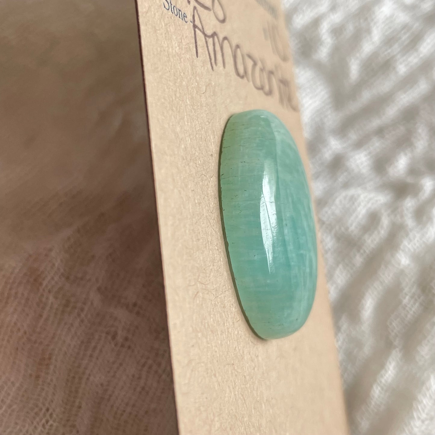 Amazonite Cabochon - AZ8 72B9FA37-AB98-4BF8-B430-6C61CBBCA318 Brandedandwild.com