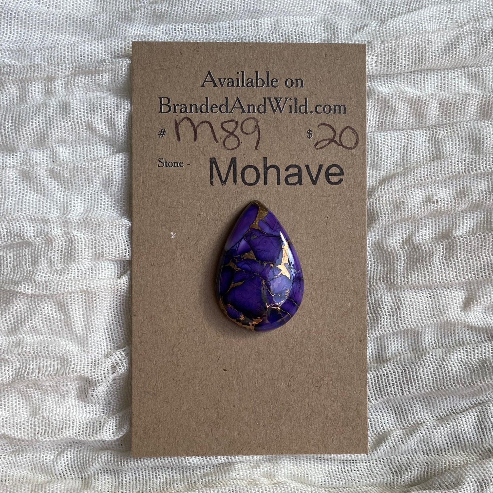 Mohave Cabochon - M89 Cabochon 72B9FEBE-4FC0-41C7-90F7-98C7E0A46F8C Brandedandwild.com