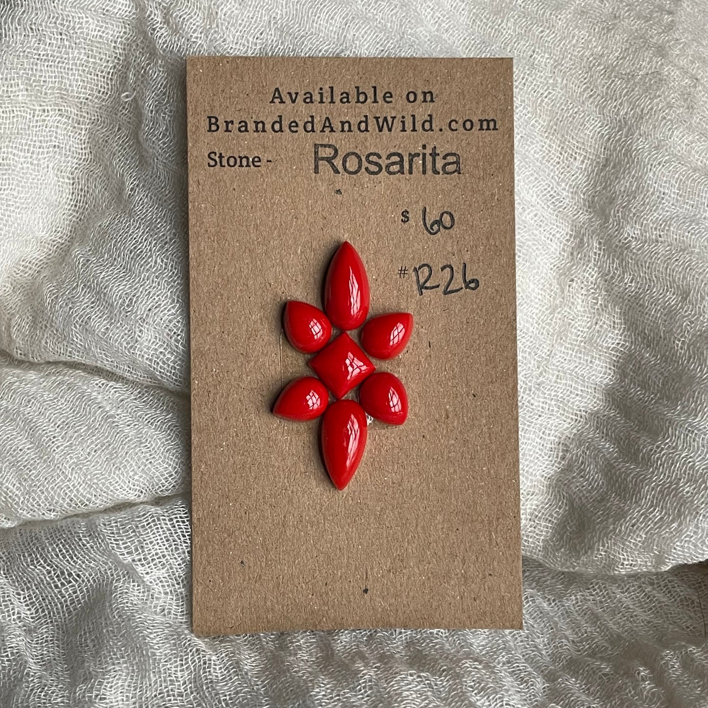 Rosarita - Cabochon - R26 72E71B53-958C-4F32-B7C4-FC44E0C47165 Brandedandwild.com