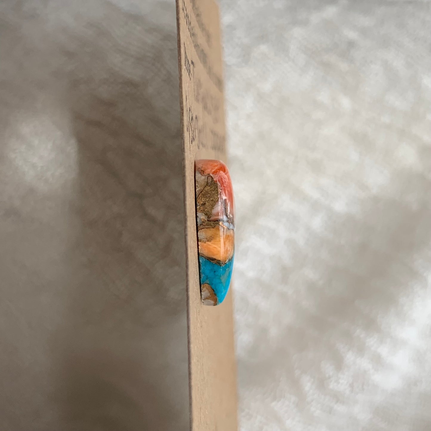 Turquoise, Oystershell, Copper Cabochon - TOC19