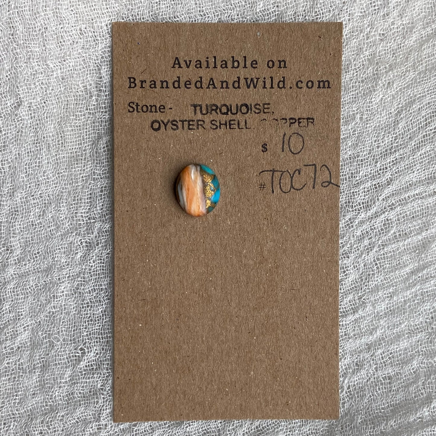 Turquoise, Oyster Shell, Copper - TOC72