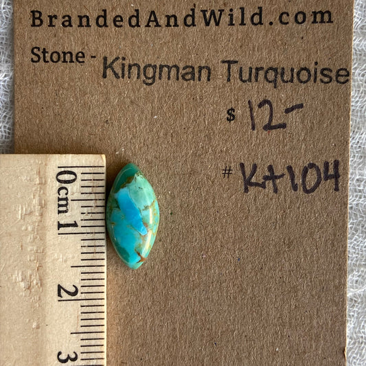 Kingman Turquoise Cabochon - KT104