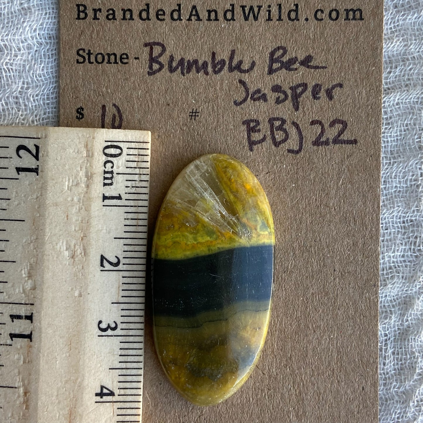 Bumblebee Jasper Cabochon - BBJ22