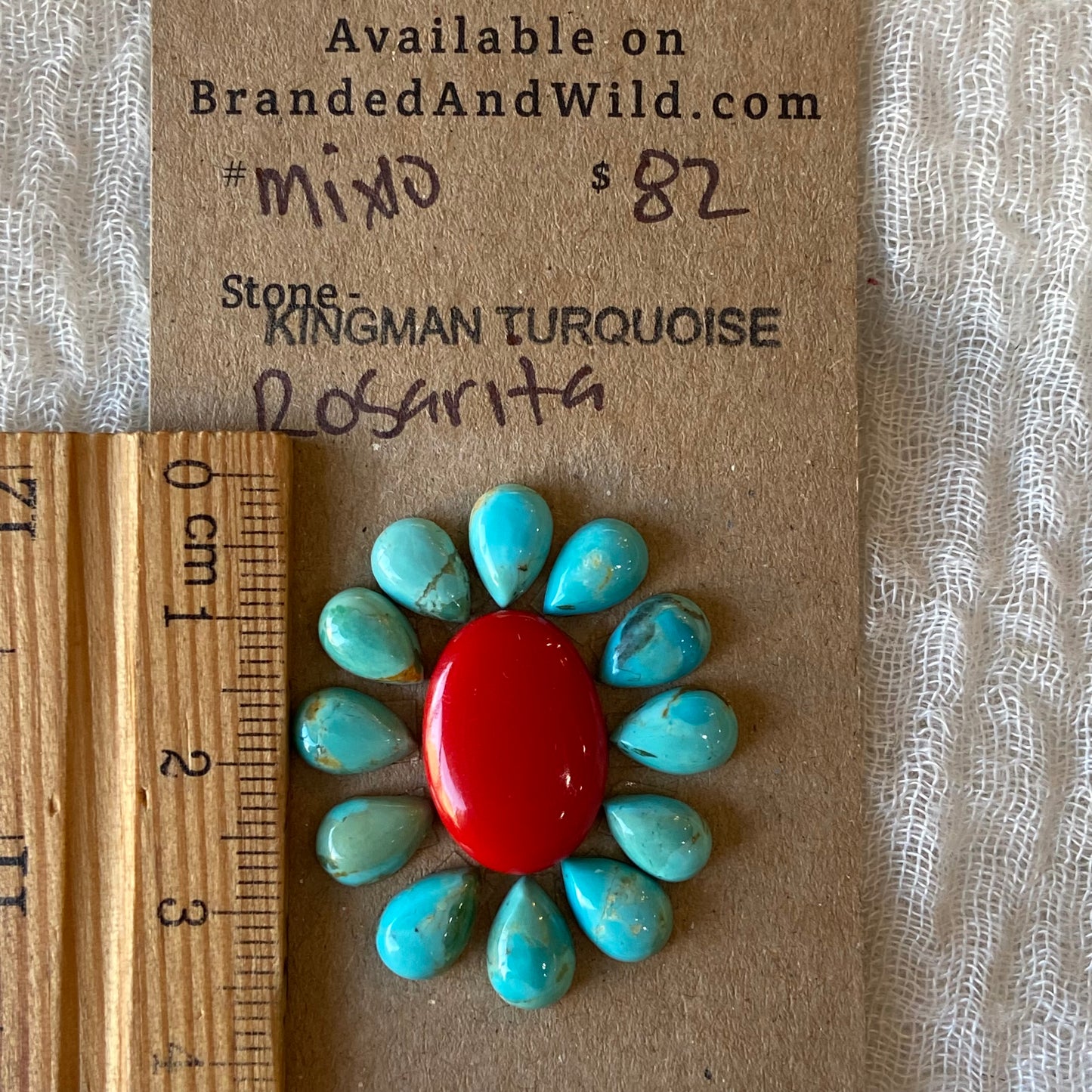 Rosarita / Kingman Cabochon - MIX10