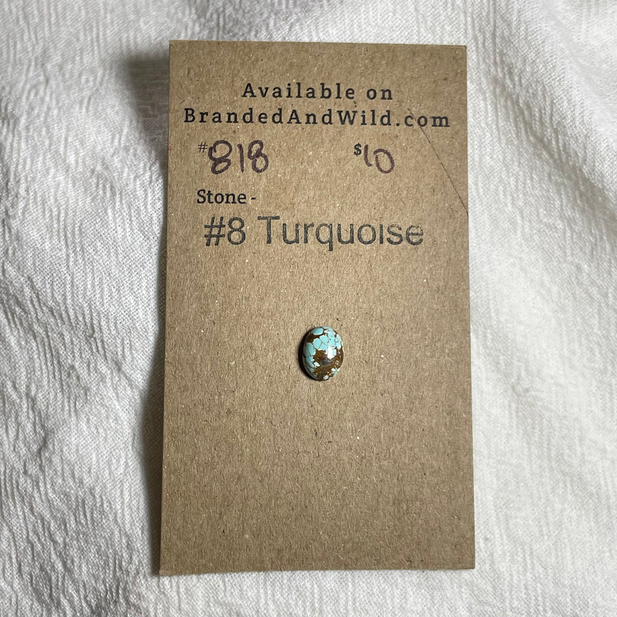 #8 Turquoise Cabochon - #818