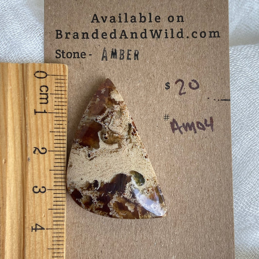 Amber Cabochon AM04
