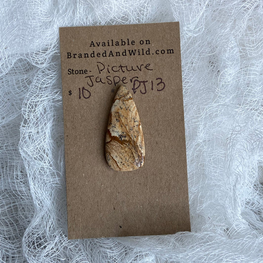 Picture Jasper Cabochon - PJ13