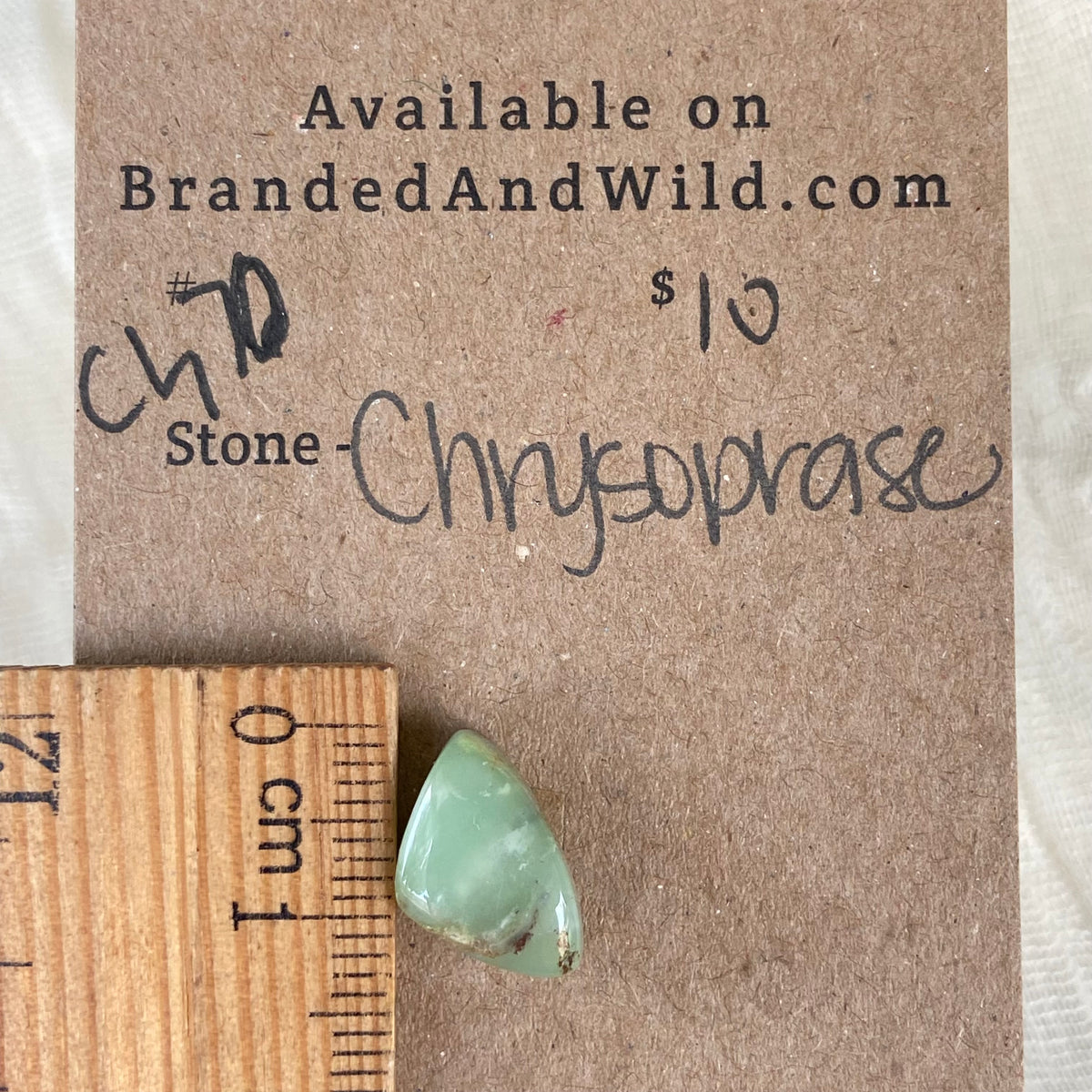 Chrysoprase Cabochon - Ch70 73A3F95C-8F90-4509-AB5A-8B5ED8DEB1E3 Brandedandwild.com
