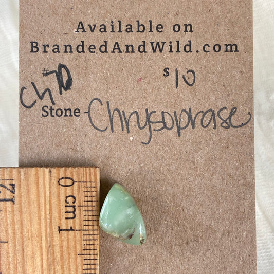 Chrysoprase Cabochon - Ch70 73A3F95C-8F90-4509-AB5A-8B5ED8DEB1E3 Brandedandwild.com