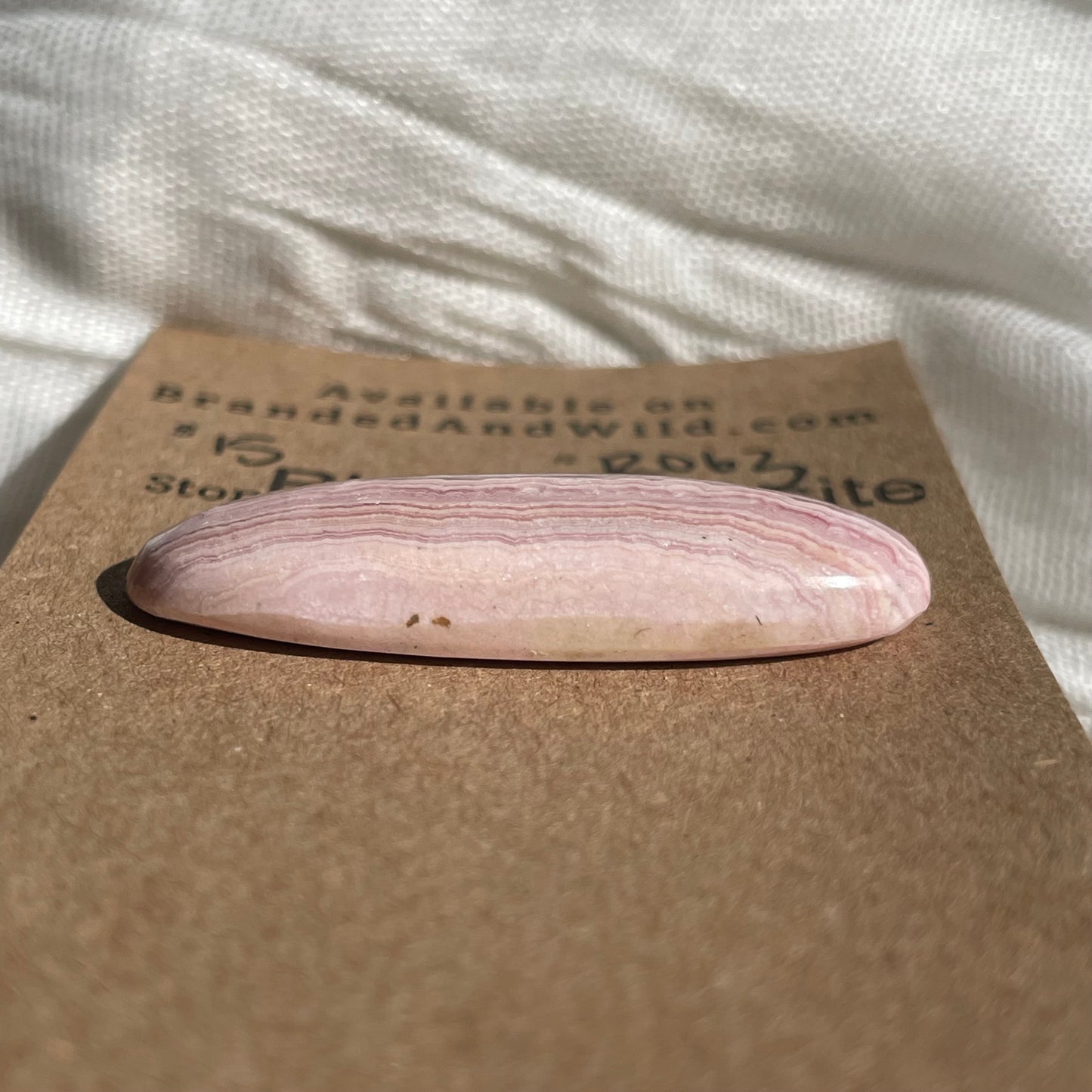 Rhodochrosite Cabochon - R063 73A61E34-4D29-425D-A8F3-26535DE7AAFB Brandedandwild.com