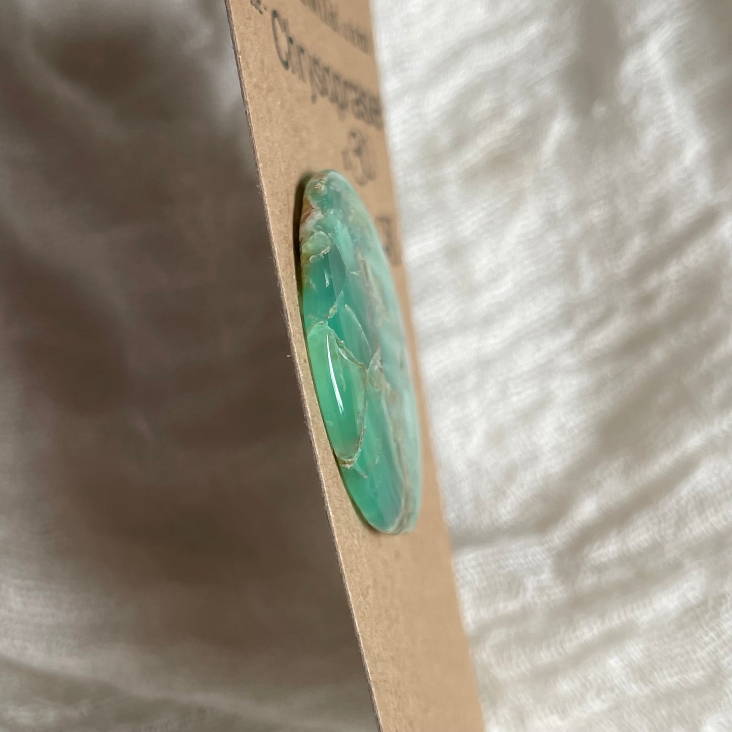 Chrysoprase Cabochon - Ch28 73B678F7-2944-4845-97E5-D424EBCAD962 Brandedandwild.com