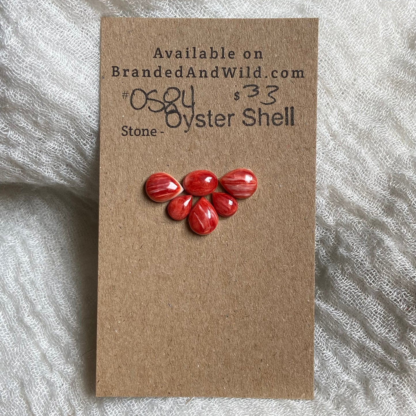 Oyster Shell Cabochon - OS84