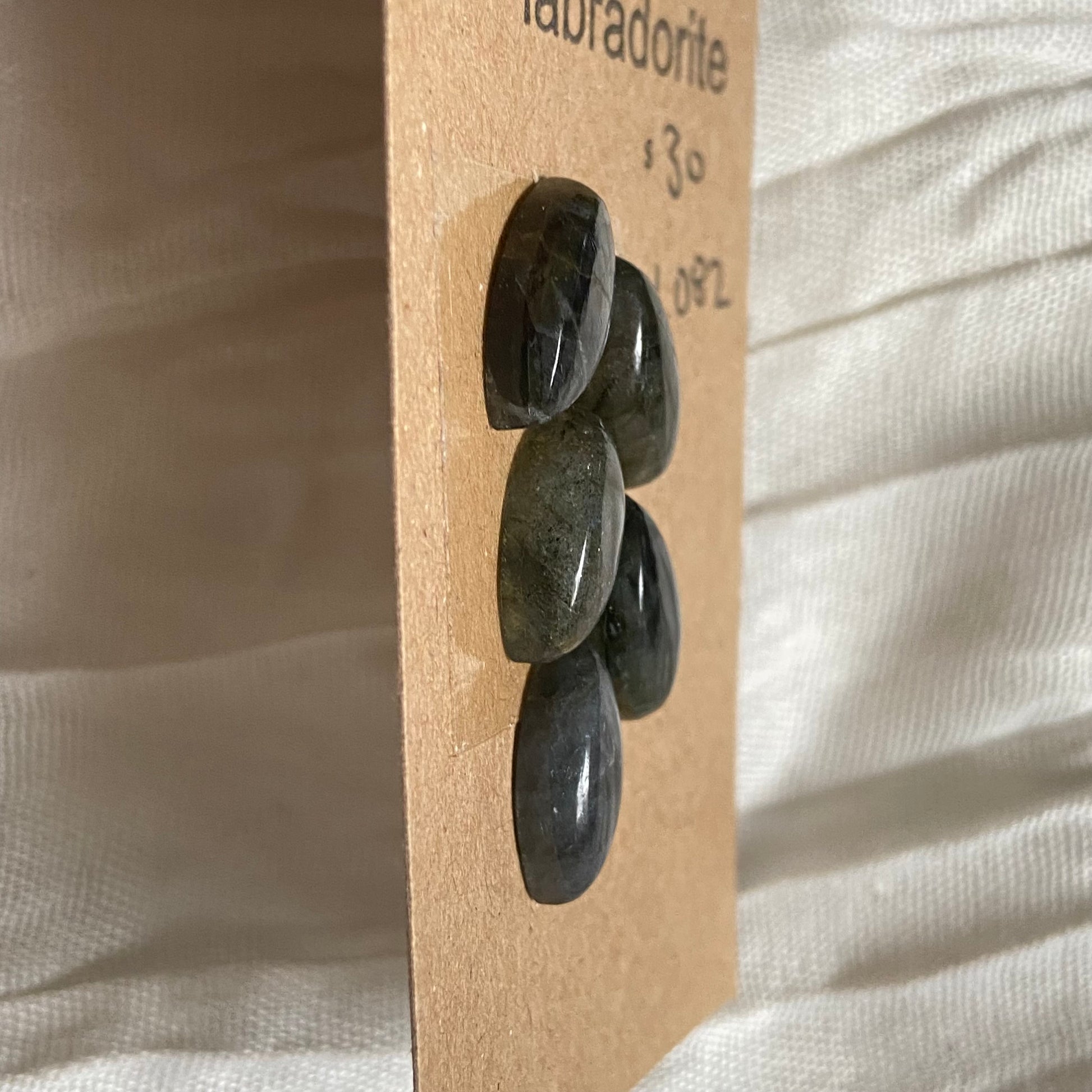 Labradorite Cabochon - L082 73DA27A8-99A8-4613-A83B-5CD3CB4D3B19 Brandedandwild.com