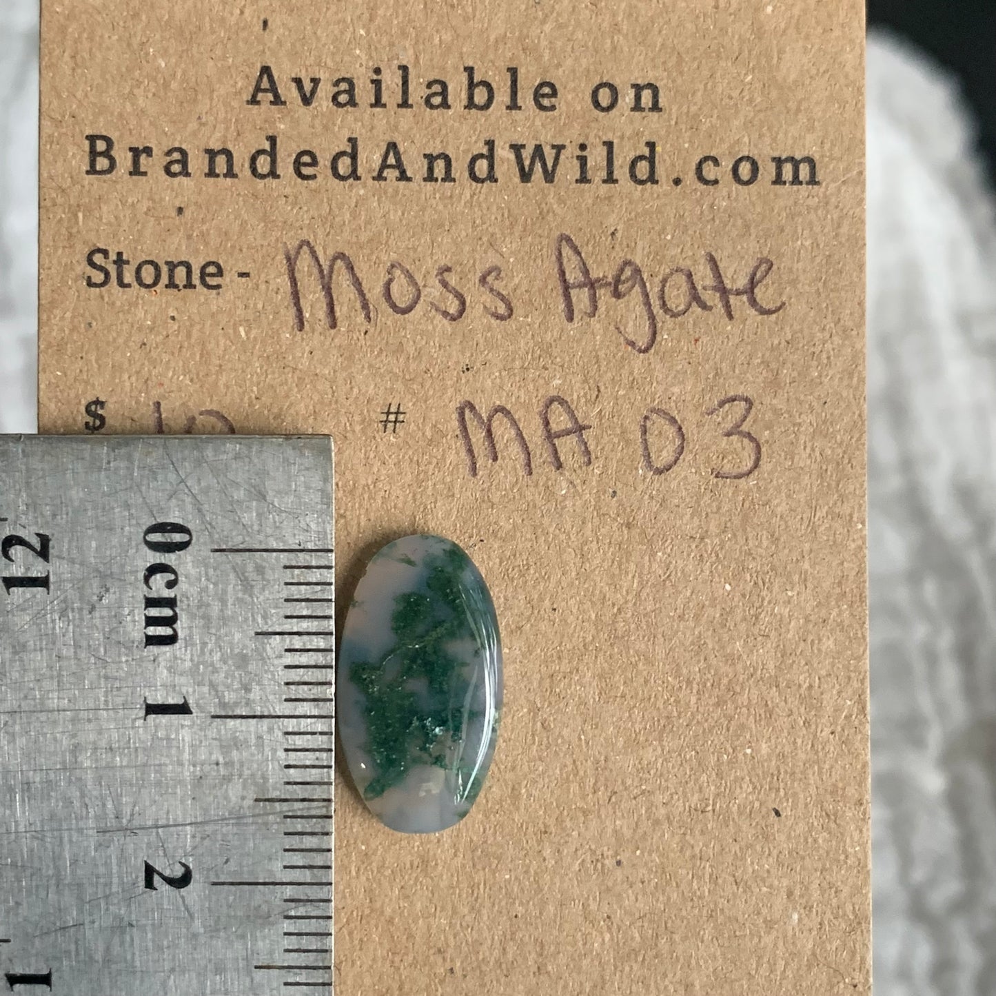 Moss Agate Cabochon- MA03