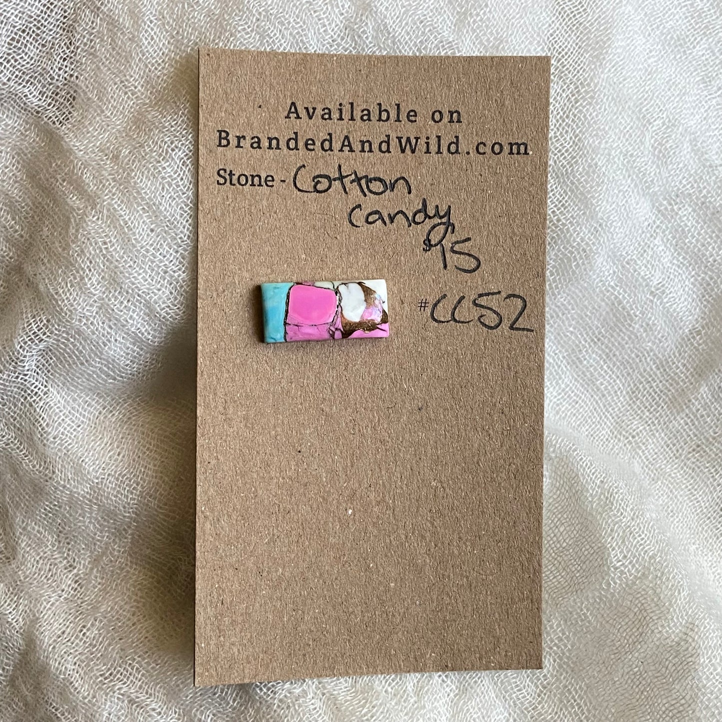 Cotton Candy Cabochon - CC52 73F17405-A92D-4F05-84A4-016A072A5849 Brandedandwild.com