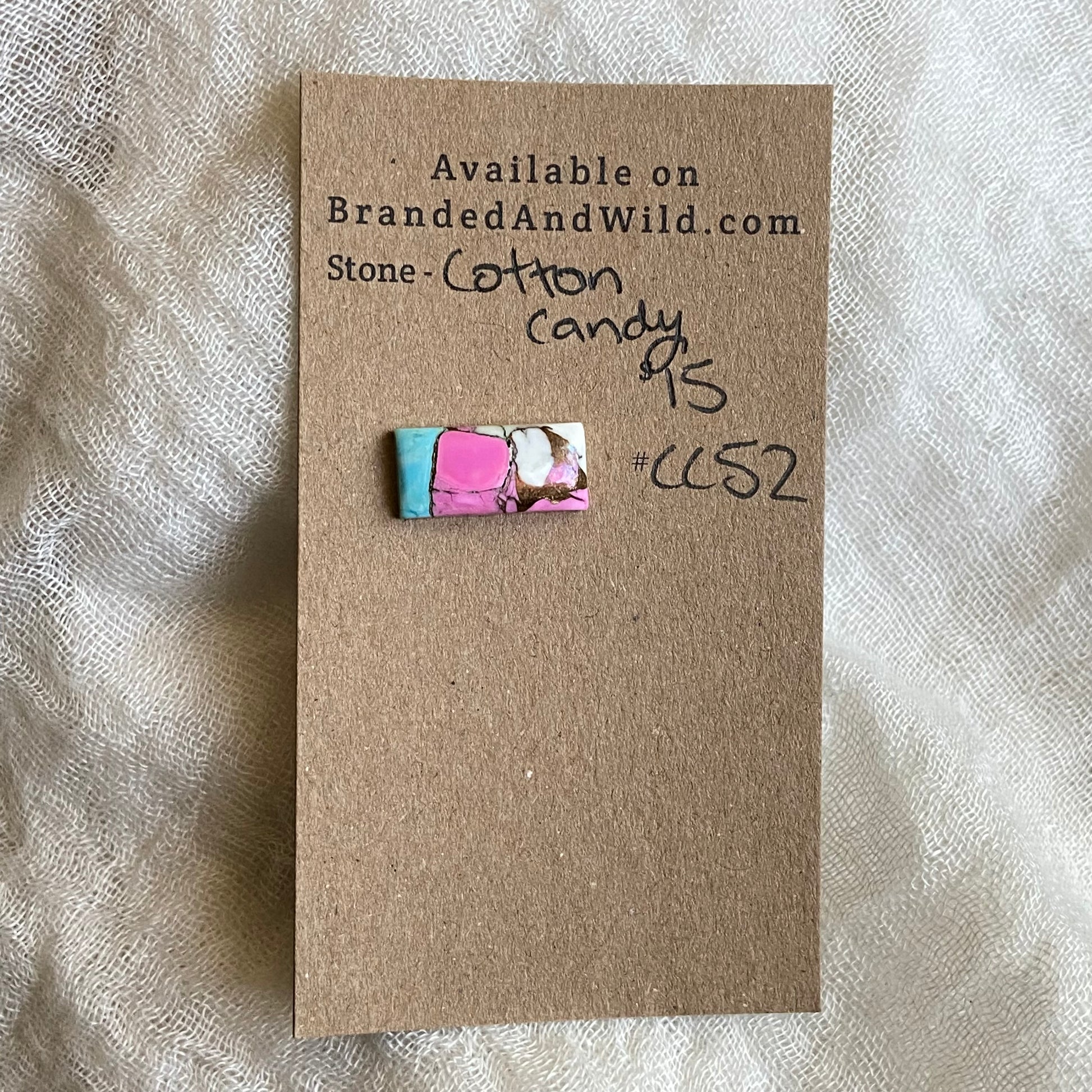 Cotton Candy Cabochon - CC52 73F17405-A92D-4F05-84A4-016A072A5849 Brandedandwild.com