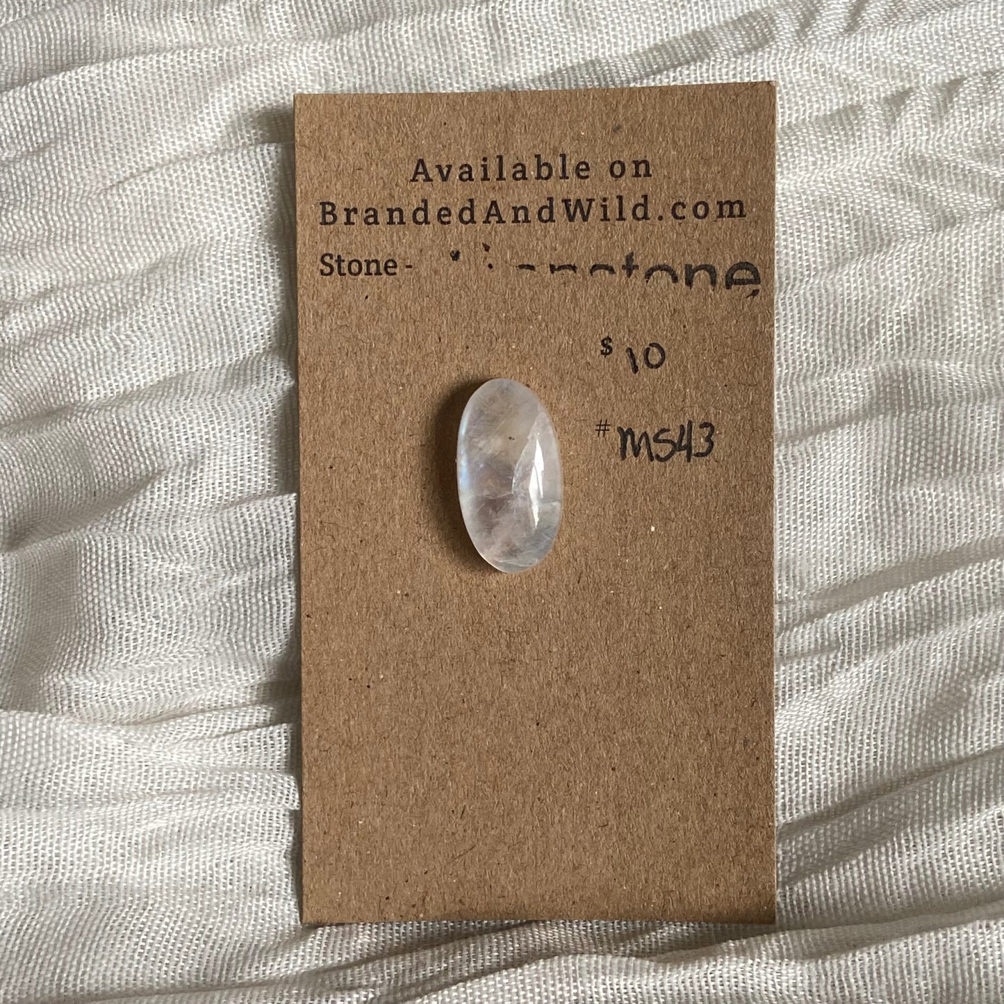 Moonstone cabochon - Ms43 73FCCDD6-F2AF-4A08-B599-2D97B0FFEC3B Brandedandwild.com
