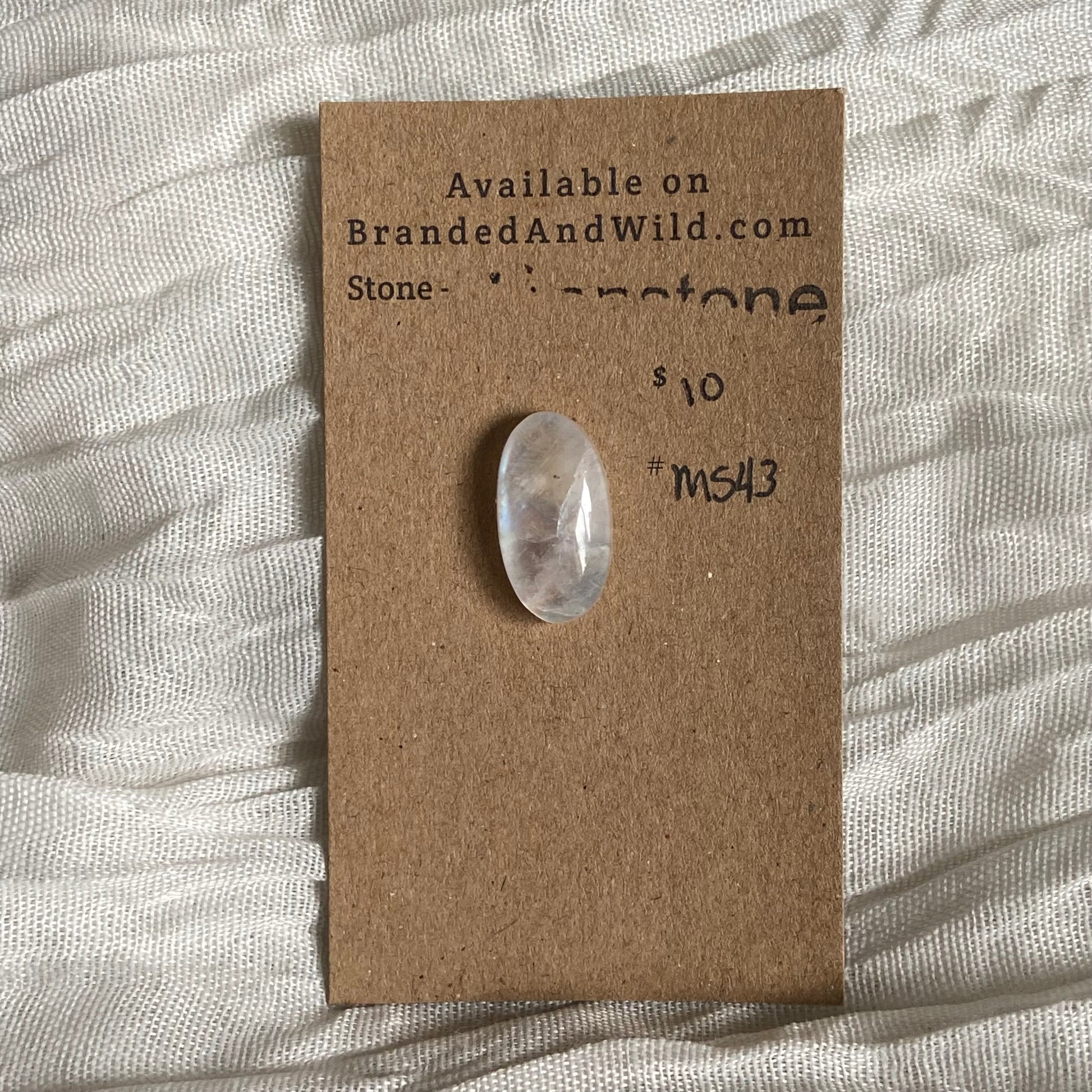 Moonstone cabochon - Ms43 73FCCDD6-F2AF-4A08-B599-2D97B0FFEC3B Brandedandwild.com